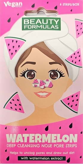 Picture of Beauty Formulas BEAUTY FORMULAS_Paski na nos gboko oczyszczajce Arbuz 6szt