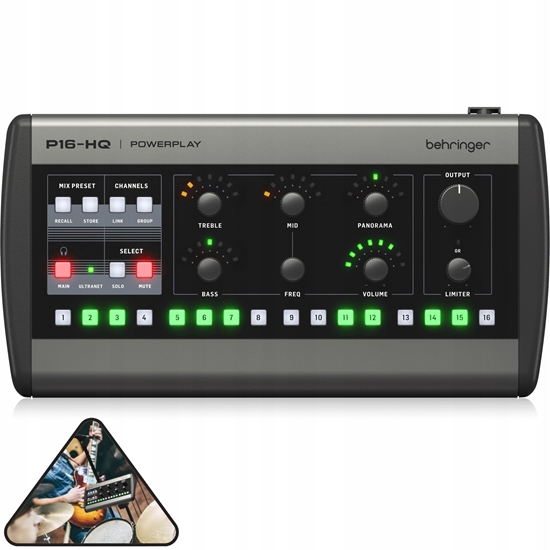 Picture of Behringer P16-HQ 16-kanaowy cyfrowy mikser osobisty