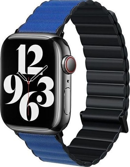 Picture of Beline Beline pasek Apple Watch Magnetic Pro 38/40/41mm czarno/niebieski black/blue box