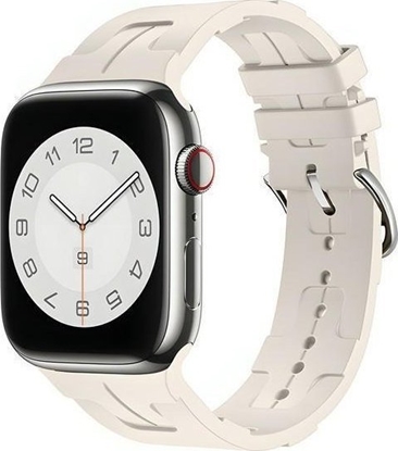 Attēls no Beline Beline pasek Apple Watch Silicone Ultra 38/40/41mm beowy /starlight box