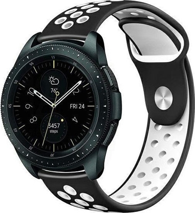 Attēls no Beline Beline pasek Watch 22mm Sport Silicone czarno-biay black/white box