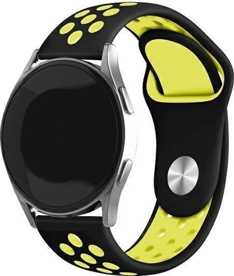 Изображение Beline Beline pasek Watch 22mm Sport Silicone czarno-óty black/yellow box