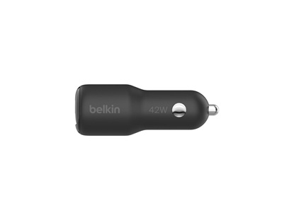 Attēls no Belkin BOOST Charge 42W Dual Car Charger PD/PPS Tech. CCB005btBK