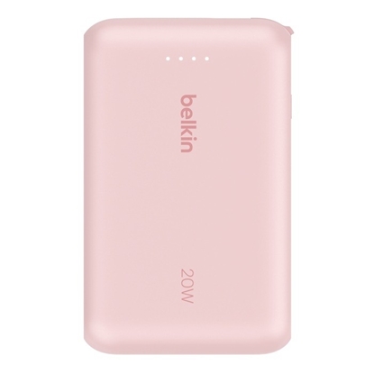 Attēls no Belkin BOOST Charge Powerbk. 20W 10.000mAh USB-C pink BPB021hqPK
