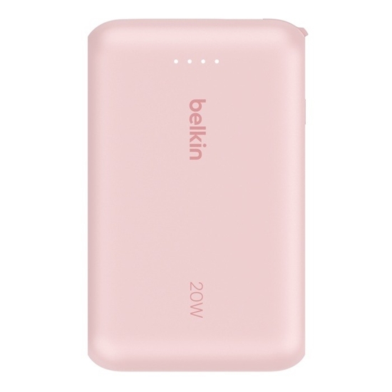 Picture of Belkin BOOST Charge Powerbk. 20W 10.000mAh USB-C pink BPB021hqPK