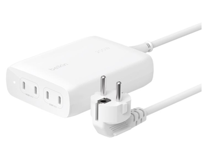Attēls no Belkin BOOST Charge PRO 200Watt 4-Port USB-C GaN Char.WCH015vfWH