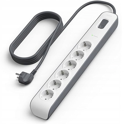 Picture of Belkin Surge Prot.Strip 6 outlet 2 Meter power cord BSV603vf2M-V2