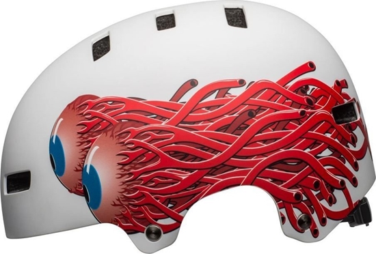 Picture of Bell Kask bmx BELL LOCAL matte white eyes roz. L (5961.5 cm) (NEW)