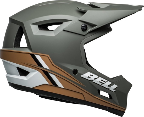 Picture of Bell Kask full face BELL SANCTION 2 DLX MIPS alpine matte dark gray tan roz. L (59-61 cm) (NEW 2024)