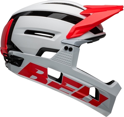 Attēls no Bell Kask full face BELL SUPER AIR R Rozmiar kasku: S(55-56 cm), Wybierz kolor: Matte Gloss White Infrared