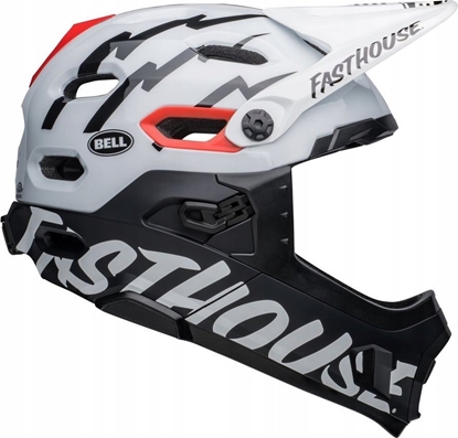 Picture of Bell Kask full face BELL SUPER DH MIPS SPHERICAL fasthouse matte gloss black white roz. L (5862 cm) (NEW)