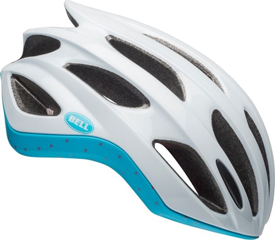 Picture of Bell Kask szosowy Formula virago matte gloss white blue raspberry r. L (58-62 cm) (BEL-7101812)