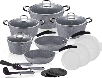 Picture of Berlinger Haus GARNKI GRANITOWE 18 ELE BERLINGER HAUS GRAY STONE TOUCH BH-6196