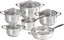 Attēls no Berlinger Haus ZESTAW GARNKÓW STALOWYCH 12 CZCIOWY SILVER JEWELLERY COLLECTION BH/6661