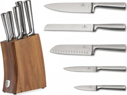 Изображение Berlinger Haus ZESTAW NOY BERLINGER HAUS BH-3124 ANTRACIT W BLOKU AKACJOWYM