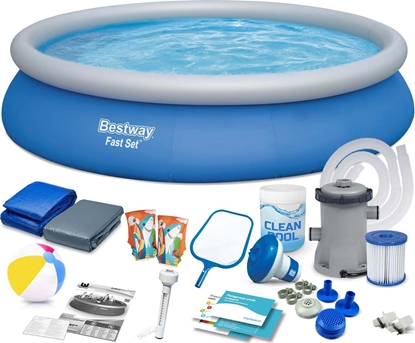 Attēls no Bestway Basen rozporowy Fast Set 457cm 17w1 (57313)