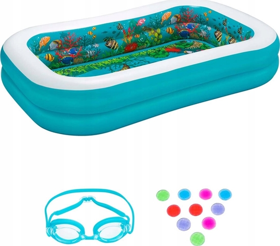 Picture of Bestway Dmuchany Fotel dla Dzieci Bestway 3D Wielokolorowy 262 x 175 x 51 cm 2 ludzie