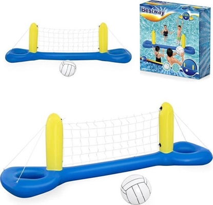 Attēls no Bestway Zestaw do Siatki Siatkówki Wodnej Wody z Pik Pywajcy Pompowany Dmuchany