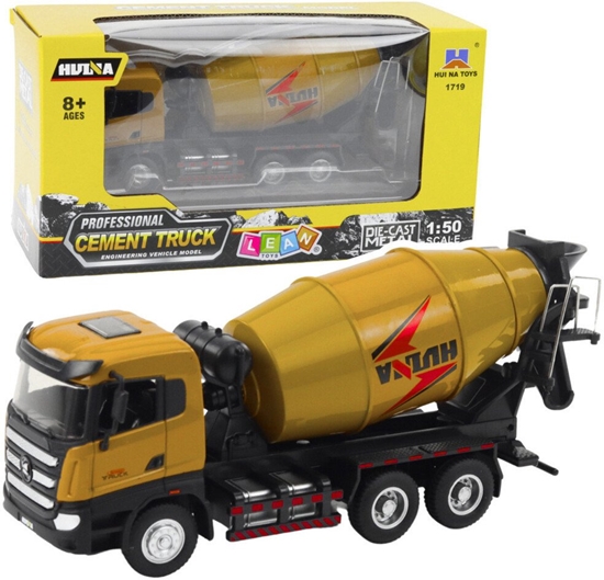 Изображение Betoniarka Pojazd Budowlany Metalowa Huina Khaki 1:50