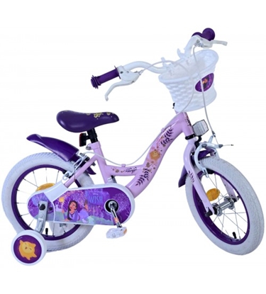 Attēls no Bērnu velosipēds 14 collas Disney Wish (2 rokas bremzes, uz 85% salikts) (3.5-5 gadiem) VOL31453