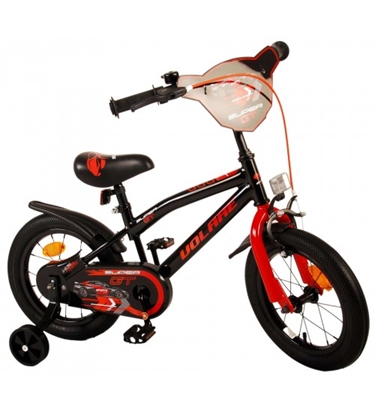 Attēls no Bērnu velosipēds 14 collas Super GT(2 rokas bremzes, uz 85% salikts) (3,5-5 gadiem) VOL21384