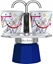 Attēls no Bialetti MINI EXPRESS Set Kandinsky colour assorted