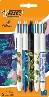 Picture of Bic BIC 4 Colours Message Botanical blister (5szt)
