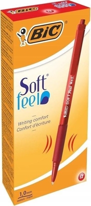 Picture of Bic Dugopis Soft Feel czerwony (12szt) BIC