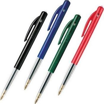 Picture of Bic Kuglpen BIC M10 Original Medium blå - med klikmekanisme - (4 stk.)