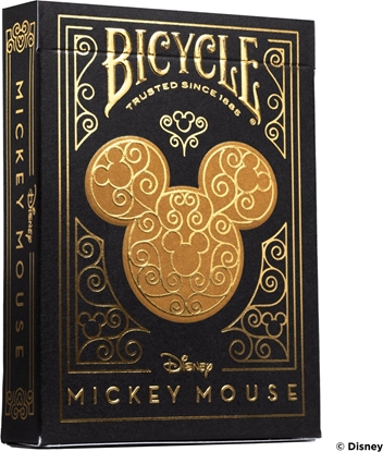 Изображение Bicycle Karty Black & Gold Mickey