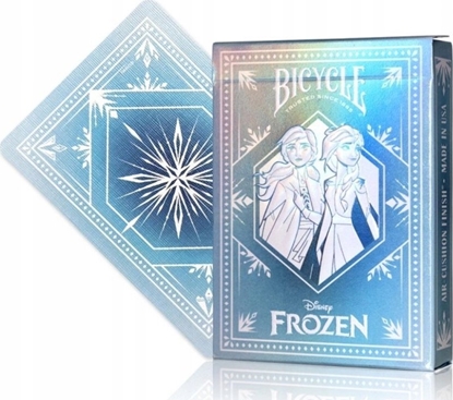Attēls no Bicycle Karty Disney Frozen Blue Kraina Lodu BICYCLE