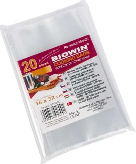 Изображение Biowin BIOWIN Woreczki do szynkowara 1,5kg - 20 szt.