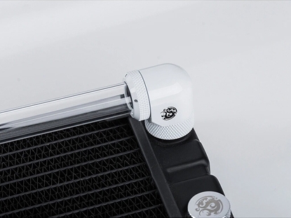 Изображение BitsPower Bitspower Adapter 90 Grad G1/4 Zoll AG auf 14mm AD Hardtube - dr