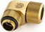 Attēls no BitsPower Bitspower Advanced Multi-Link Adapter Anschluss 90 Grad G1/4 Zoll AG auf 12mm AD Hardtube - drehbar, Messing
