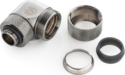 Picture of BitsPower Advanced Multi-Link Adapter Zcze 90 stopni G1/4 Zoll AG na 16mm AD Hardtube - obrotowe czarny