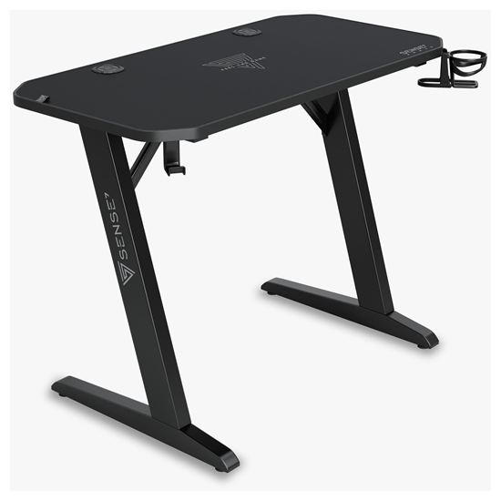 Picture of Biurko SENSE7 gamingowe Nomad Classic Czarne 120x60 cm