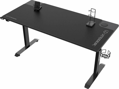 Attēls no Biurko Ultradesk Momentum Czarne 152 cmx70 cm