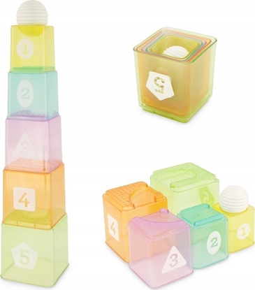 Picture of B-Kids Infantino Kubeczki do nakadania z pieczk