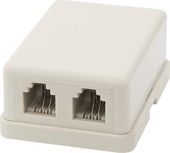 Picture of Blow 2258# Gniazdo telefoniczne 2x6p4c (puszka