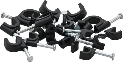 Picture of Blow 42-013# Uchwyt kabla 4mm czarny okrgy