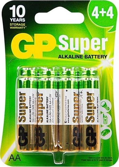 Picture of Blow 82-627# Bateria alkaliczna aa 1.5 lr6 gp super 8szt