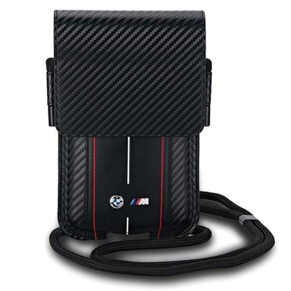 Attēls no BMW BMPSP15XMSCAKR Wallet Bag Carbon Red Stripes black