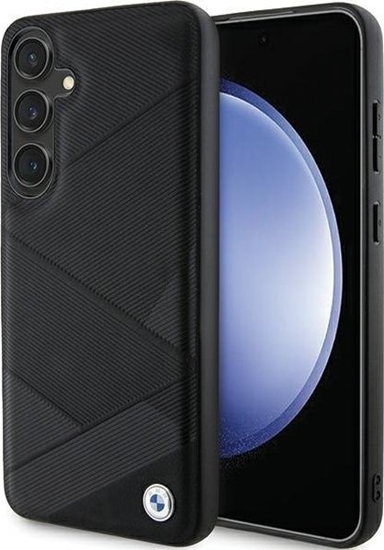 Изображение BMW BMW BMHCS24M23RCGPK S24+ S926 czarny/black hardcase Signature Leather Crossing Lines Pattern