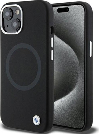 Изображение BMW BMW Signature Liquid Silicone MagSafe - Etui iPhone 15 (czarny)