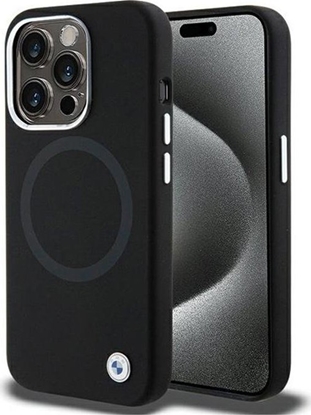 Изображение BMW BMW Signature Liquid Silicone MagSafe - Etui iPhone 15 Pro Max (czarny)