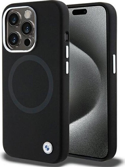 Изображение BMW BMW Signature Liquid Silicone MagSafe - Etui iPhone 15 Pro Max (czarny)