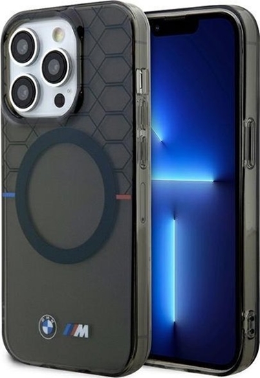 Picture of BMW Etui BMW BMHMP13LHGPK Apple iPhone 13 Pro / 13 Pattern MagSafe szary/grey