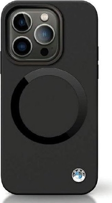 Attēls no BMW Etui BMW BMHMP14SSILBK2 Apple iPhone 14 Signature Liquid Silicone MagSafe czarny/black