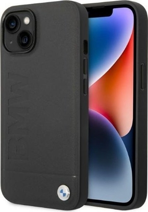 Attēls no BMW Etui BMW do iPhone 14 6,1" czarny/black hardcase Signature Logo Imprint Magsafe