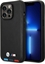 Attēls no BMW Etui BMW do iPhone 14 Pro 6,1" czarny/black Leather Stamp Tricolor Magsafe